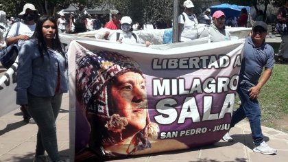 Movilizaron para exigir la libertad de Milagro Sala en Jujuy