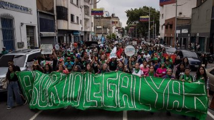 Las mujeres nuevamente tomaron las calles de Caracas por la legalización del aborto