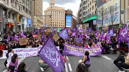 25N: Feministas y LGTBI antiimperialistas con Palestina y contra la violencia patriarcal