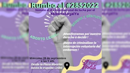 Volvemos a las calles con un grito verde en el Día Internacional de lucha por el aborto legal en América Latina