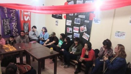 Asamblea del PTS en Centenario debatió las tareas de la izquierda ante la crisis