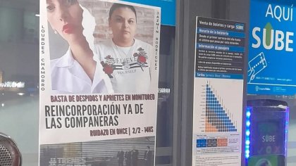 "Ruidazo" en estación Once de la Línea Sarmiento por el despido de dos trabajadoras