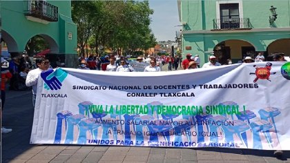 Docentes del Conalep y de educación básica denuncian precariedad laboral