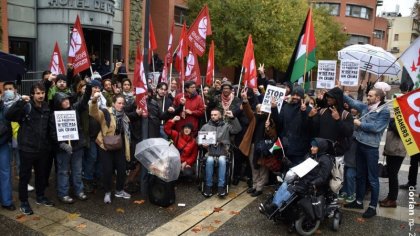 Militante interrogado por la policía francesa por un tuit en solidaridad con Palestina