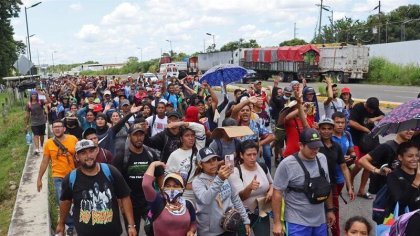 Nueva caravana migrante busca llegar a Estados Unidos 