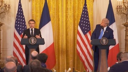 Macron en Washington: solo para la foto