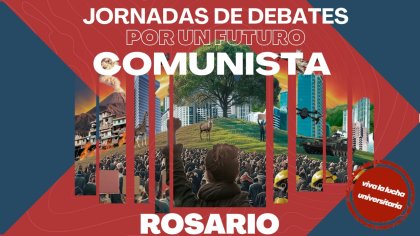 Presentación del <i>Manifiesto por un futuro comunista</i> en Rosario