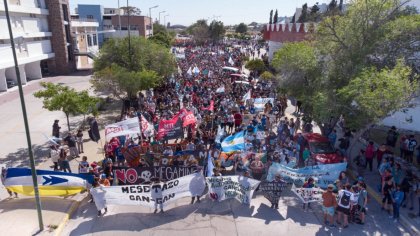 4S: Movilizaciones en Trelew, Comodoro Rivadavia, Rawson, Esquel y Puerto Madryn contra el RIGI de Torres y Milei