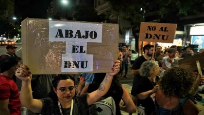 "Hay que luchar hasta tirar abajo el DNU y la Ley Ómnibus"