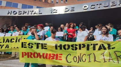 Trabajadora del Hospital 12 de Octubre: “Estamos desamparadas en cuanto a nuestra conciliación familiar y no lo vamos a permitir”