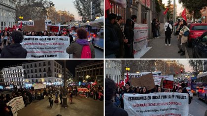 Gran jornada de huelga y movilización de la FP para exigir “prácticas para todxs”