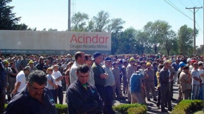 Acindar: Importante solidaridad con los trabajadores que van al paro