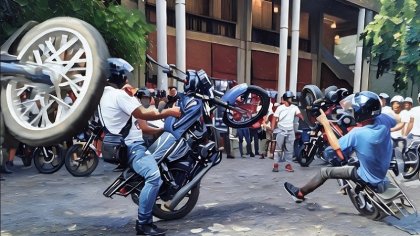 Motopiruetas, “deporte nacional”: entre el clasismo, el populismo y la violencia policial