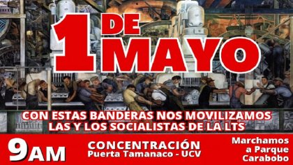 Las banderas de las y los socialistas de la LTS para este 1ro de Mayo