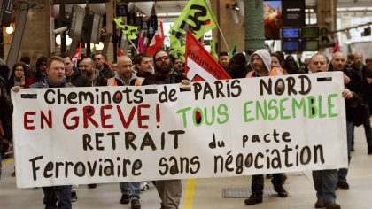 [VIDEO] Solidaridad internacionalista con los ferroviarios de Francia