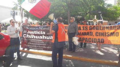 Protestas en Chihuahua por asesinato de luchador social