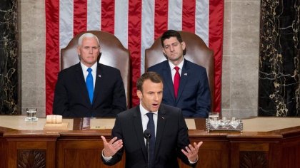 Macron ante el Congreso de EE.UU.: un discurso encendido, pero sin acuerdos a la vista