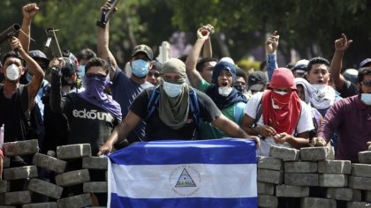 Jóvenes mexicanos en solidaridad con la lucha de la juventud y el pueblo nicaragüense