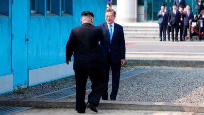 Histórica cumbre entre las dos Coreas: se reunieron Kim Jong-un y Moon Jae-in