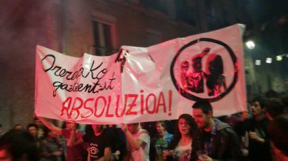 El otro Altsasu: 11 jóvenes acusados de terrorismo por una manifestación