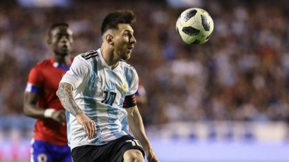 Selección Argentina: goleada en ensayo ante Haití con triplete de Messi