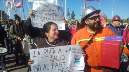 Hospital Posadas, Río Turbio y tercerizados del Sarmiento juntos hacia la #MarchaFederal