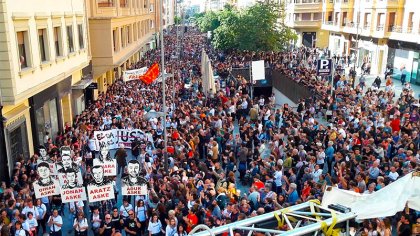 Movilización histórica en las calles de Iruñea por justicia y libertad para los jóvenes de Altsasu