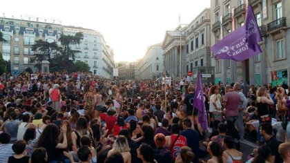 [VIDEO] Una marea humana se manifiesta en Madrid contra la libertad a ‘La manada'