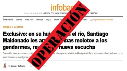 Caso Maldonado: vil operación mediática en favor de los criminales