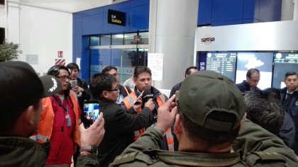 Trabajadores del aeropuerto exigen atención a su pliego de demandas