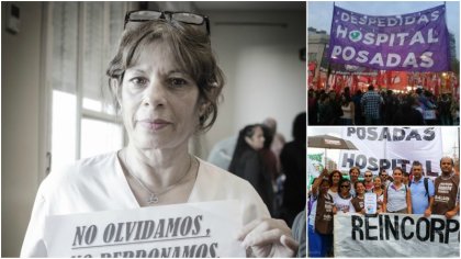 "Dejé la vida y la salud en el Hospital Posadas, y por estar enferma me echaron"