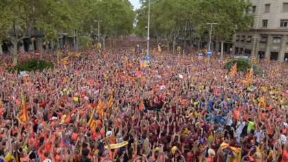 Otra Diada multitudinaria da el pistoletazo de salida a un “otoño caliente”