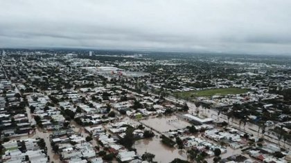 Tormenta tropical 19E inunda el norte del país