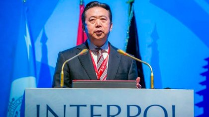 Insólito: está desaparecido el presidente de Interpol