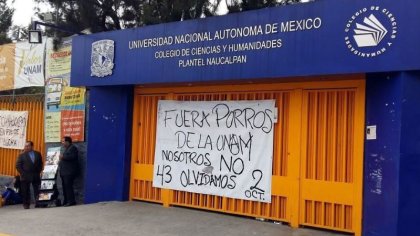 Asamblea de Profesores de la UNAM en contra de agresión a estudiante del CCH Naucalpan