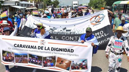  Honduras: inició la “Caravana de la Dignidad” en apoyo a migrantes rumbo a Tegucigalpa