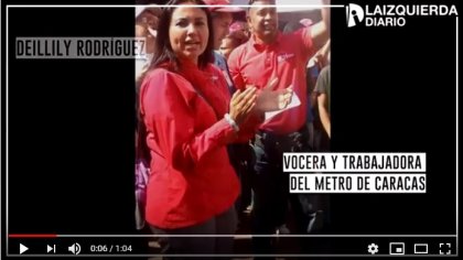 Despiden arbitrariamente a Deillily Rodríguez, vocera y trabajadora del Metro de Caracas - YouTube