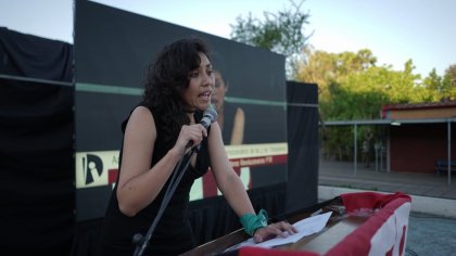 Violeta Tamayo: “Es posible combatir contra el odio chauvinista que quieren impregnar las clases dominantes entre nuestros pueblos”