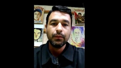 León Fierro de Mexicali Resiste, exige libertad para el corresponsal migrante Víctor Mejía