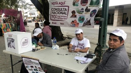 Menos de un millón de personas participan en Consulta Ciudadana de AMLO