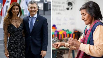 Esclavistas fashion: el toque de Juliana Awada para agasajar a los del G20