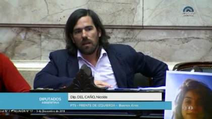 Diputado Del Caño Nicolás - Sesión 05-12-2018 - CP - YouTube