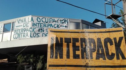 Interpack: acto en las puertas de la fábrica contra los despidos