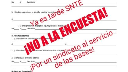 Ante la consulta del SNTE, ¡exijamos asambleas por escuela!