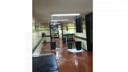 Inundación del Hospital Interzonal San José: trabajadores denuncian falta de mantenimiento