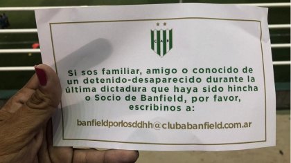 Banfield hace memoria: quieren restituir como socios a detenidos desaparecidos durante la dictadura