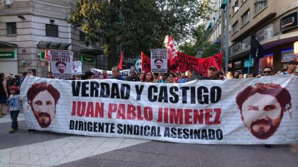 Concentración y marcha a 6 años del asesinato de Juan Pablo Jimenez