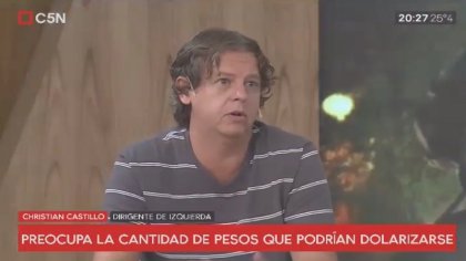 "Desde la izquierda vamos a ir con nuestra propia candidatura" Christian Castillo en C5N - YouTube