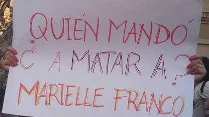 Exigen justicia para Marielle Franco en protestas contra Prosur en Chile