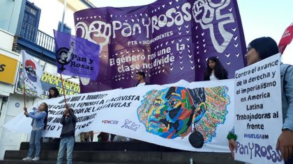 Antofagasta: protesta contra Bolsonaro y el ProSur